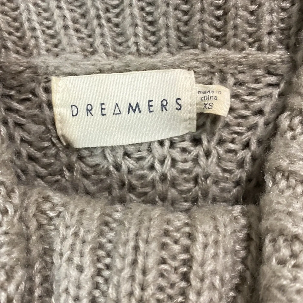 Dreamers oversized sweater‎ turtleneck beige C7354